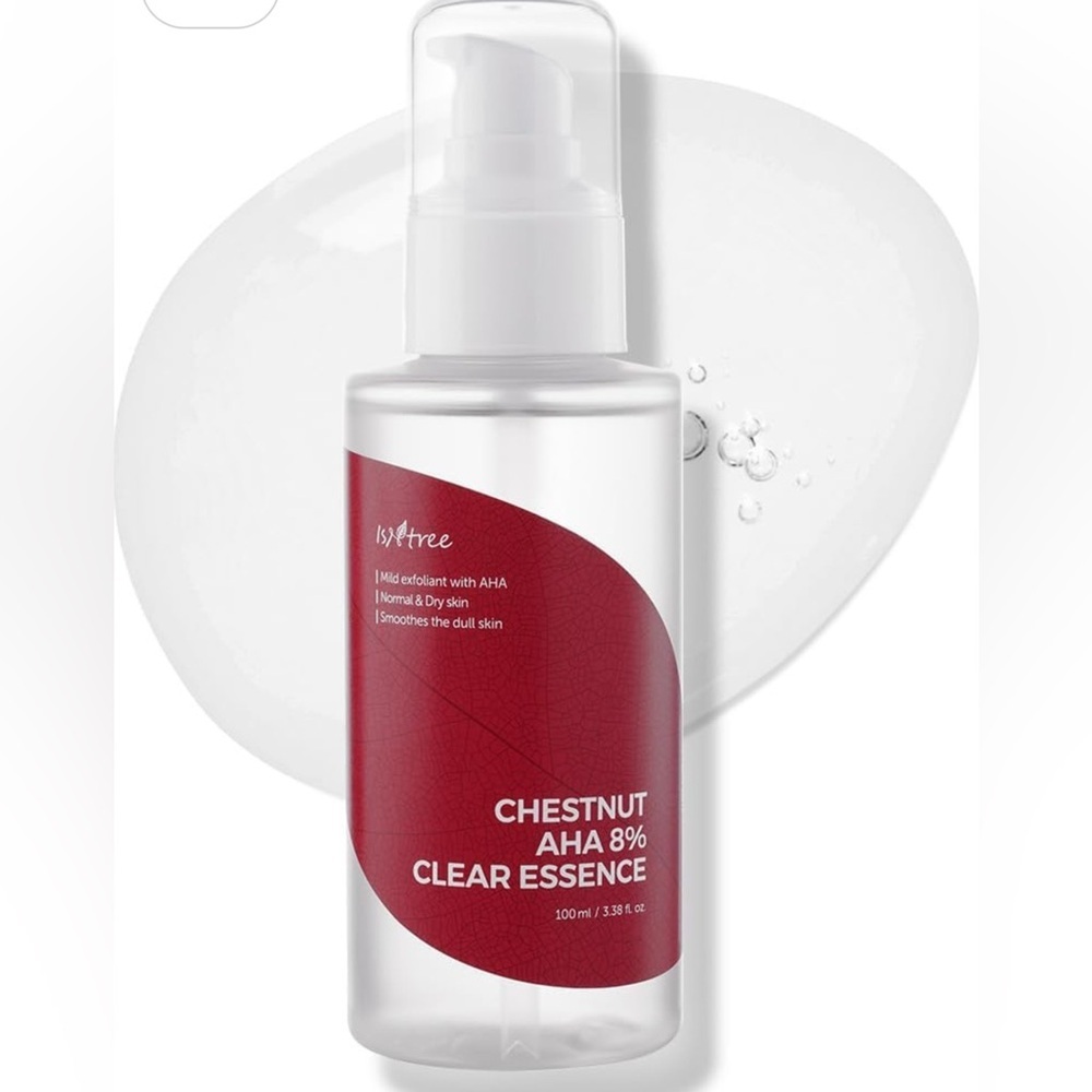 🆕 ISNTREE Chestnut AHA 8% Clear Essence 100 mL NIB